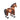 Model U Riding Horse Toy Age 4-7 Chocolate