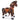 Model U Riding Horse Toy Age 4-7 Chocolate