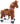 Model U Ride‑On Pony Toy Riding Horse Age 4‑7 Brown
