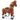 Model U Ride‑On Pony Toy Riding Horse Age 4‑7 Brown
