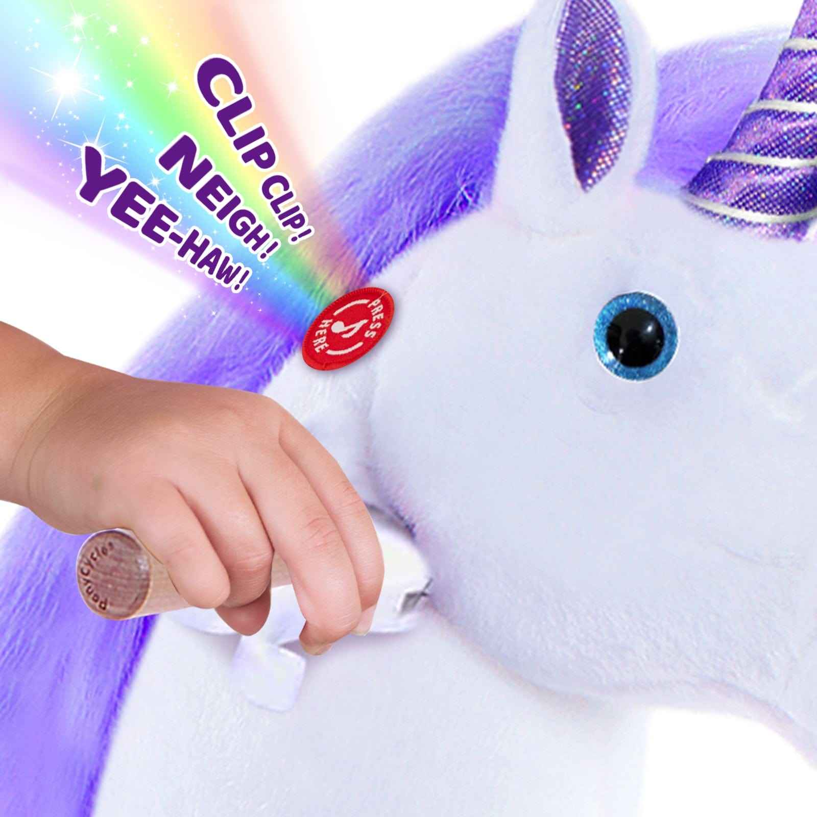 Model U® Unicorn Ride-On Toy Age 7+ – Purple