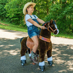 PonyCycle Large Ride On Horse - Chocolate