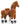 PonyCycle Large Ride On Horse Toy - Brown