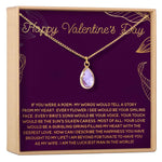 Valentine's Day Gemstone Necklace