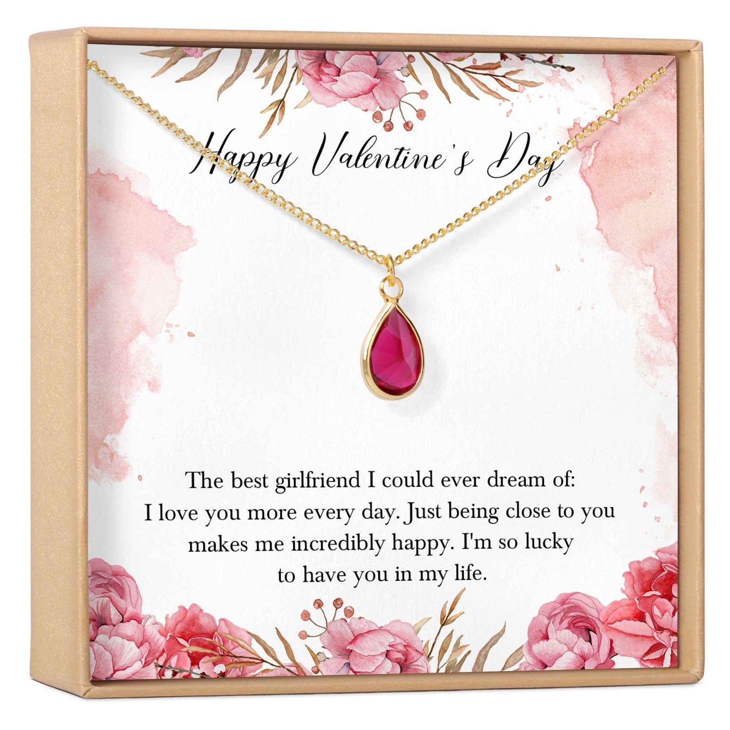 Valentine's Day Gift for Girlfriend Necklace