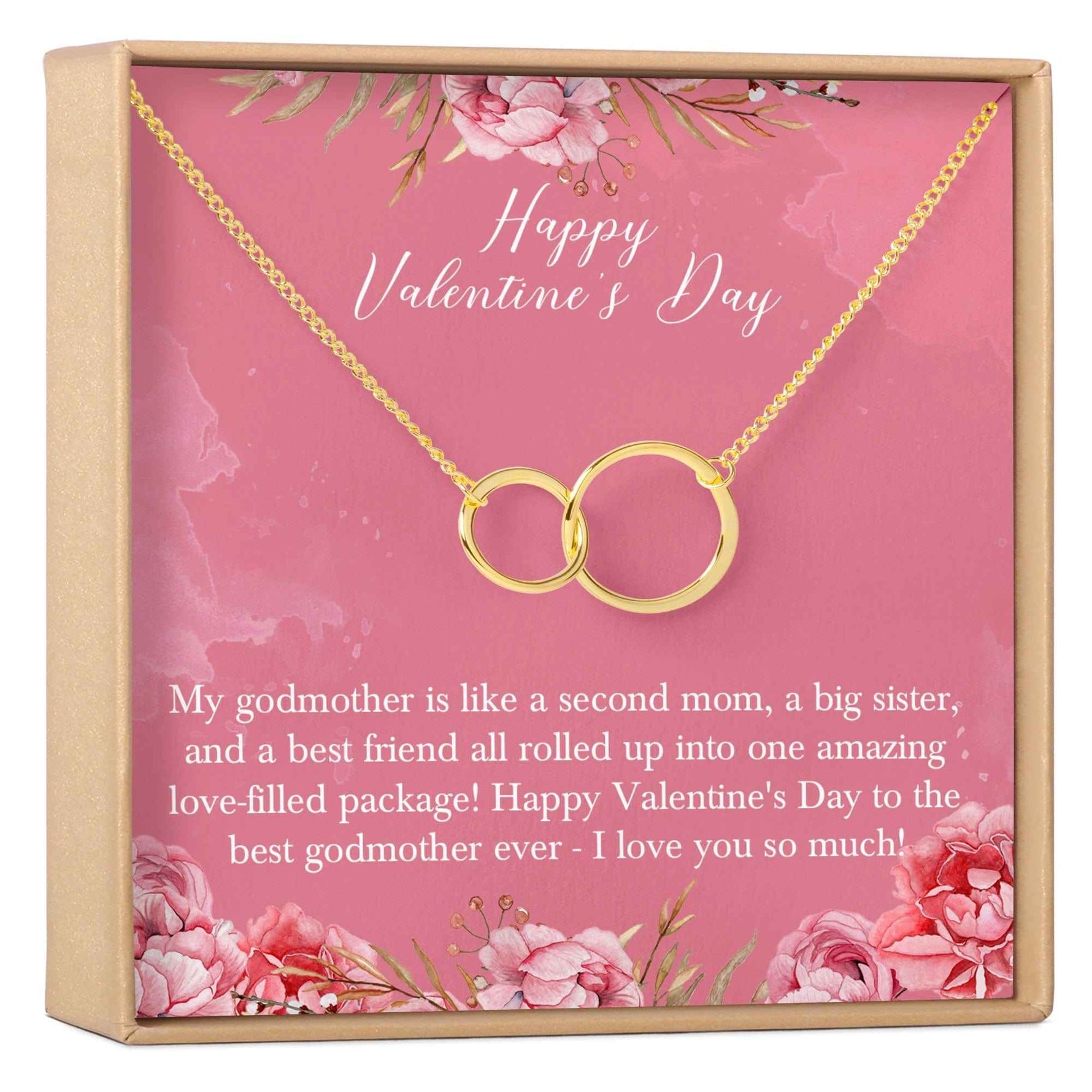 Valentine's Day Gift for Godmother Necklace