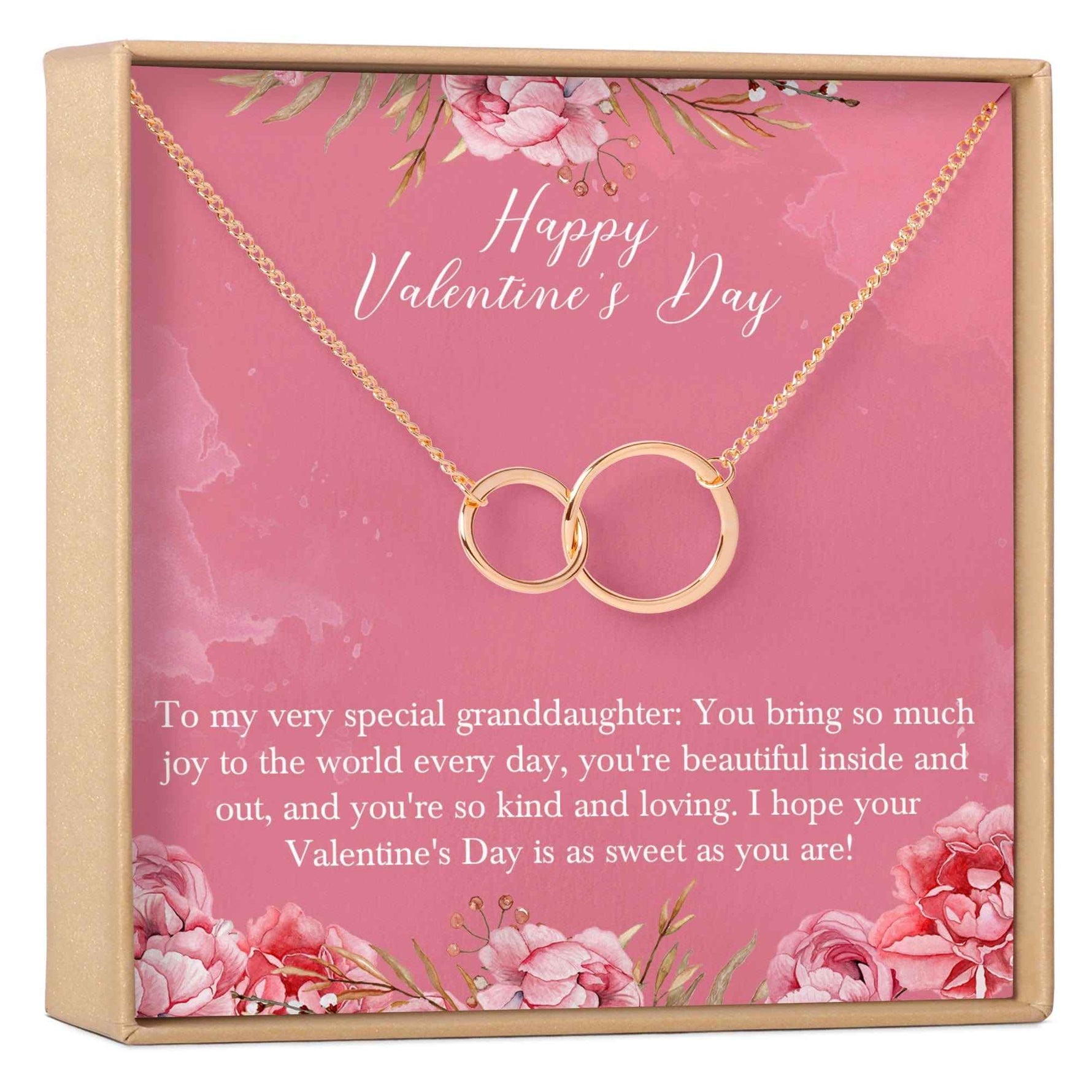 Valentine's Day Gift for Granddaughter Necklace