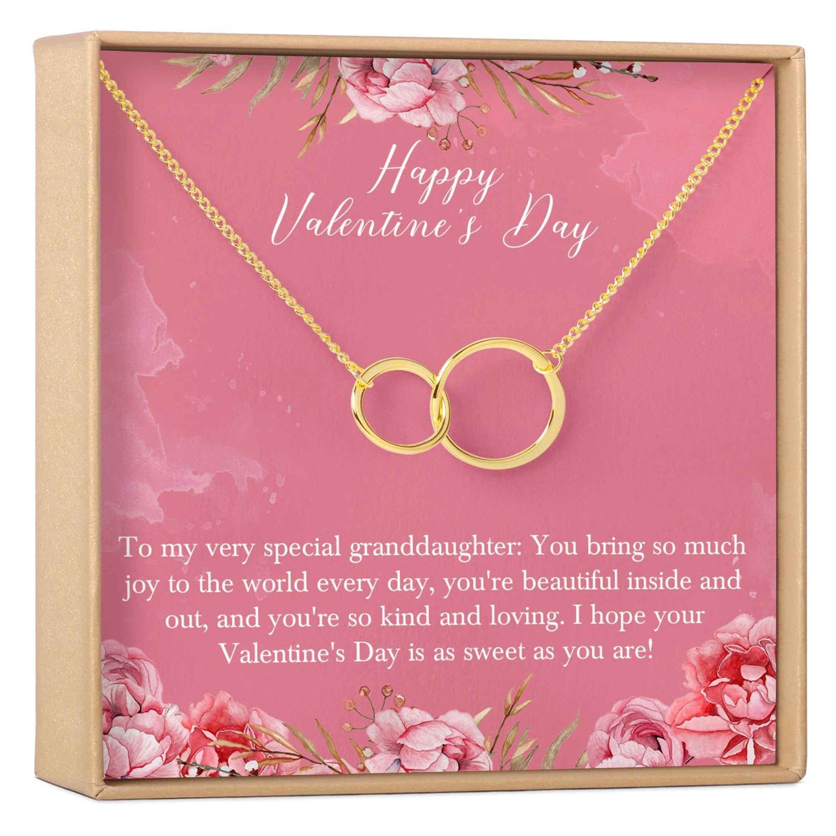 Valentine's Day Gift for Granddaughter Necklace