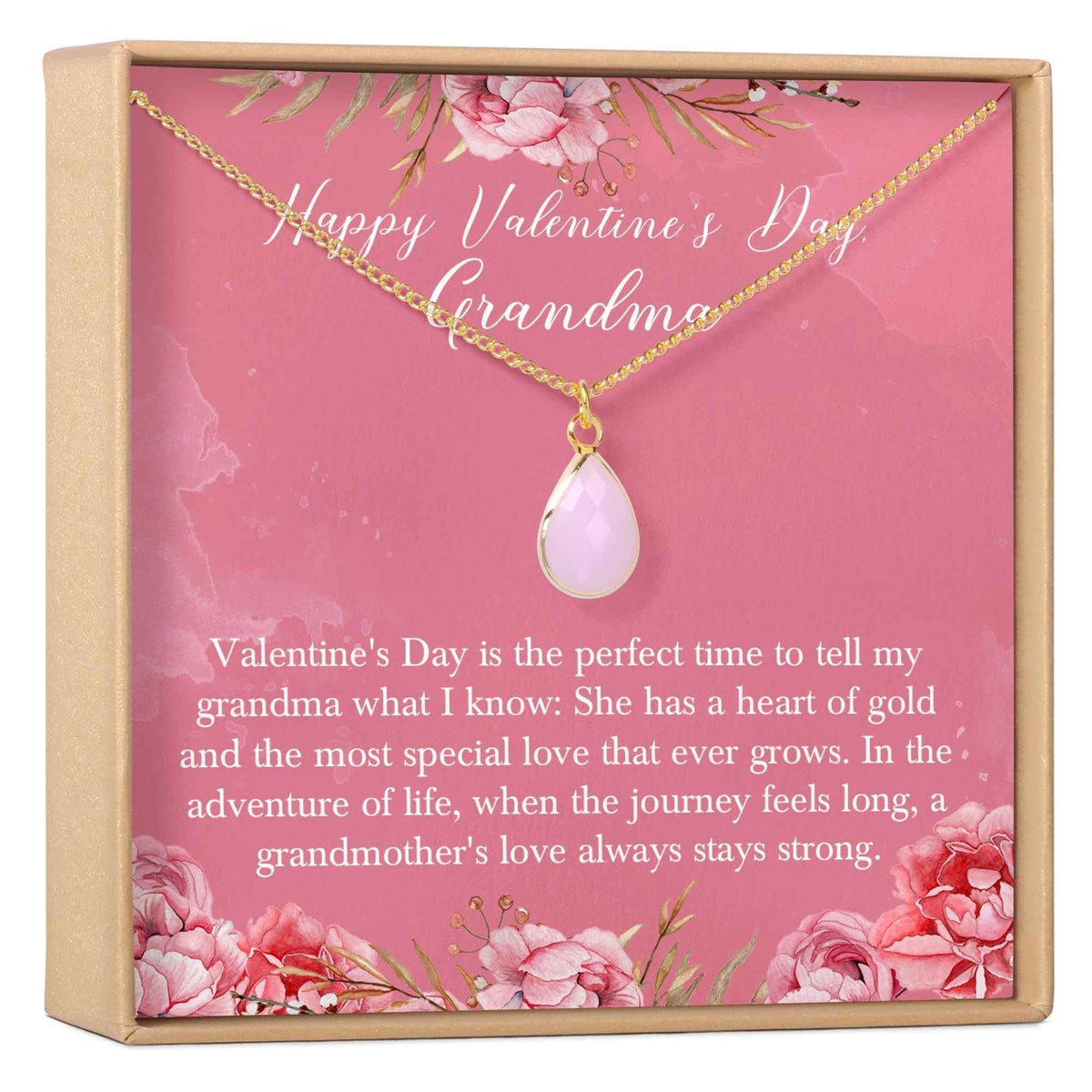 Valentine's Day Gift for Grandma Necklace
