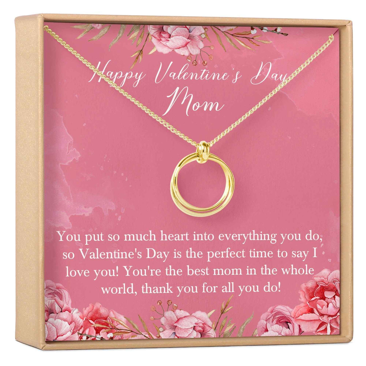 Valentine's Day Gift for Mom Necklace