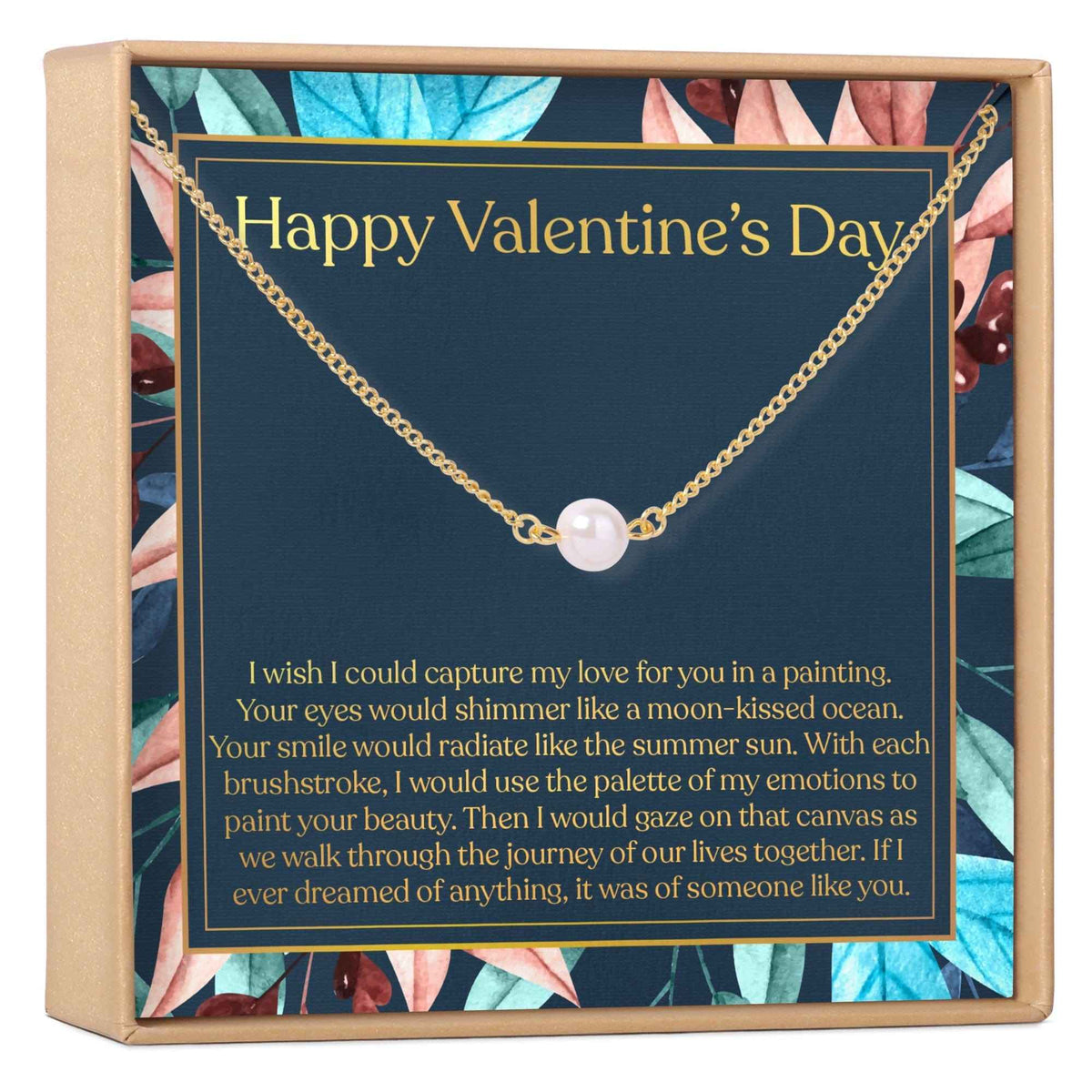 Valentine's Day Pearl Necklace