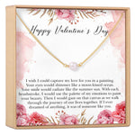 Valentine's Day Pearl Necklace