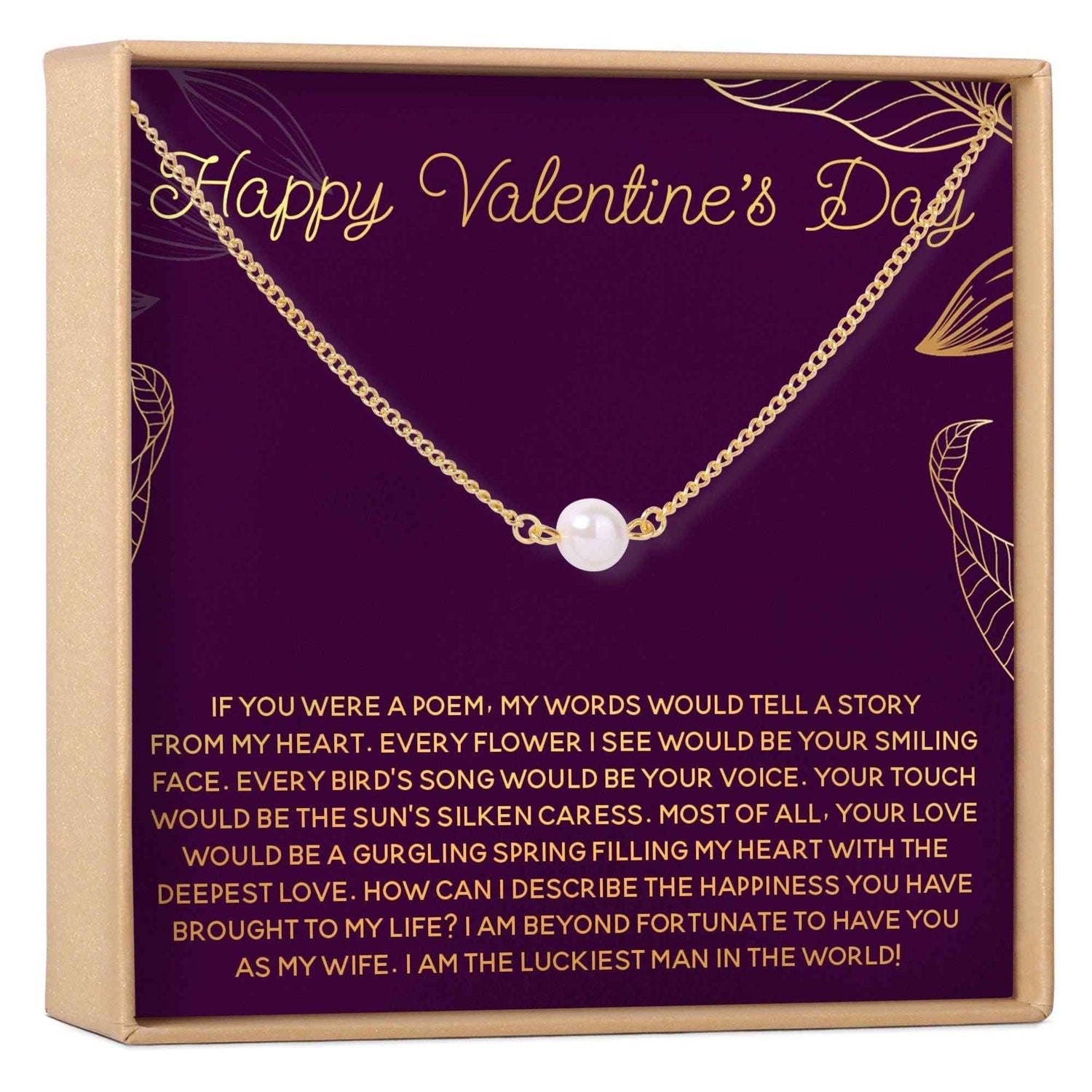 Valentine's Day Pearl Necklace