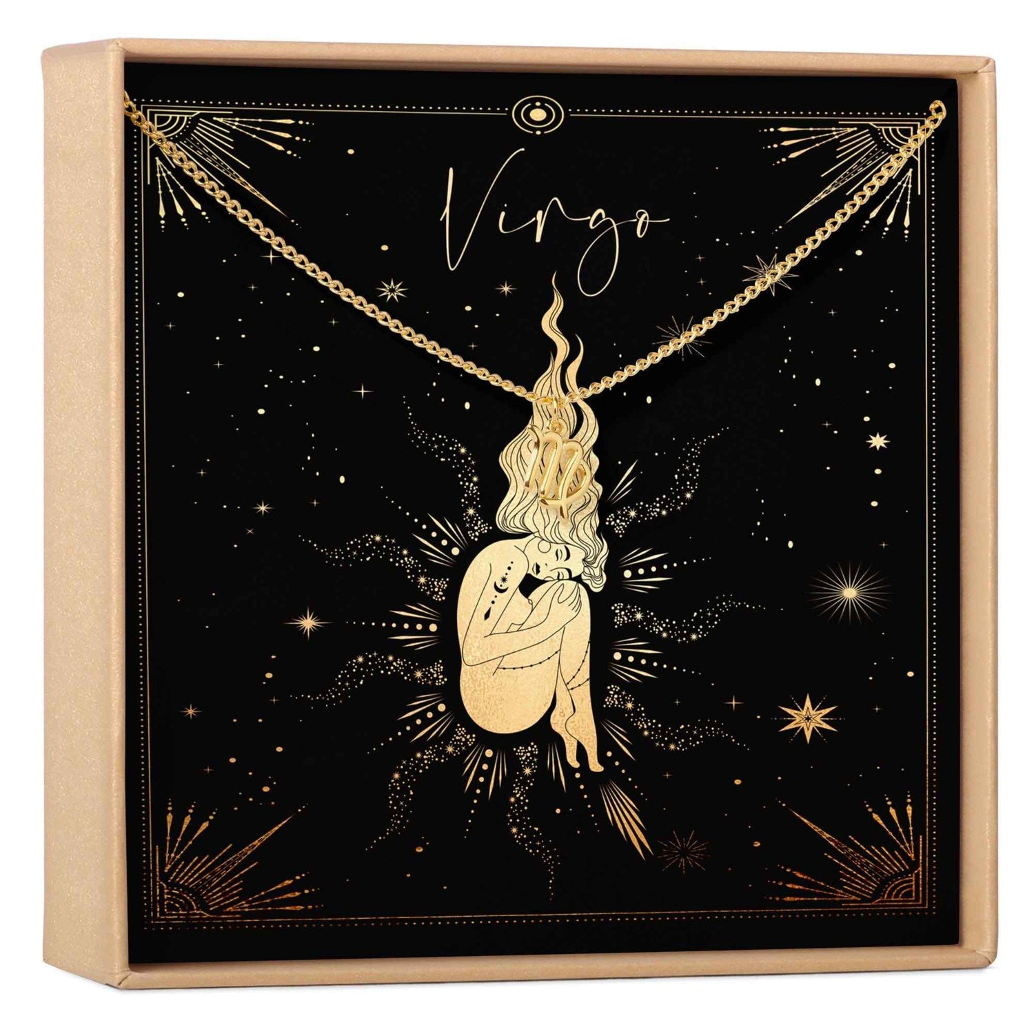 Virgo Zodiac Deity Necklace