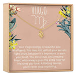 Virgo Zodiac Gift Necklace
