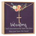 Volunteer Appreciation Necklace, Multiple Styles