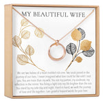 Wife Linked Circles Necklace