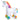 Model X Ride on Rainbow Unicorn for Age 4-7