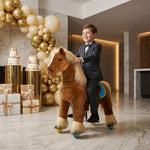 Model X® Horse Ride-On Toy Age 4-7 – Brown