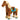 Model X Horse Ride On Toy for Age 4-7 Brown